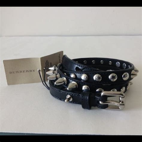 burberry warrior belt|Burberry belt with 3 spikes.